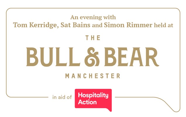 An evening with Tom Kerridge, Sat Bains and Simon Rimmer at The Bull & Bear