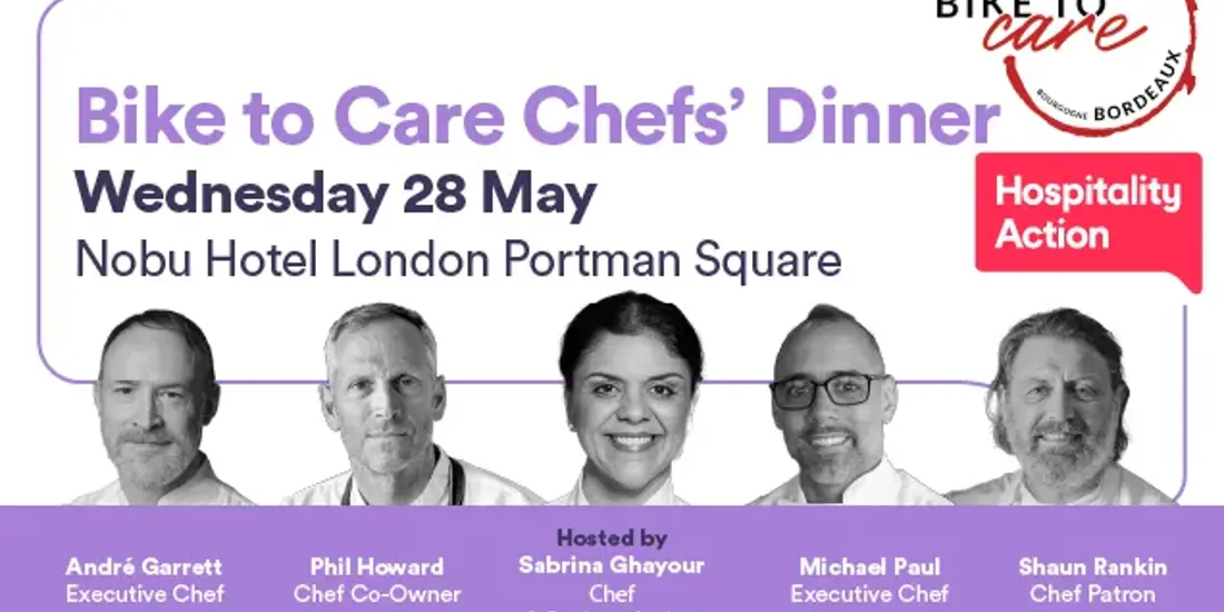 Bike to Care Chefs Dinner at Nobu Hotel London Portman Square