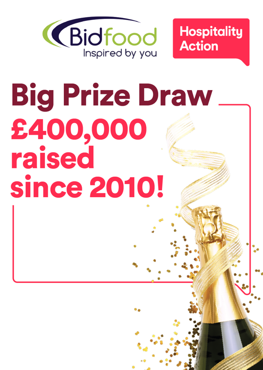 Big Prize Draw raises £400,000 for Hospitality Action!